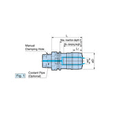 Complete Contact With The Nut And Body.  High Rigidity Equal To Integration With The Machine  Spindle Jet Through Type - Big-tools Industrial Supply Tools for Metal Cutting